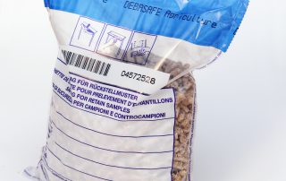 DEBASAFE wood pellet reference samples