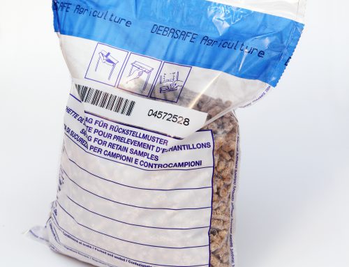 Tamper-evident packaging for wood pellets reference samples – DEBASAFE® agriculture