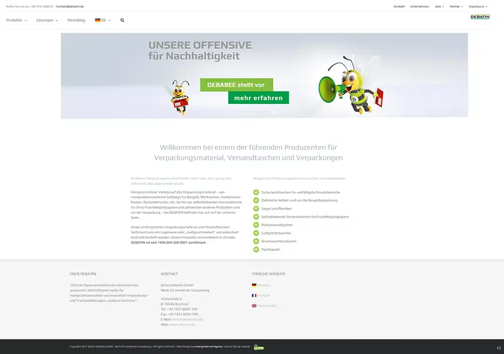2017 - DEBATIN Startseite