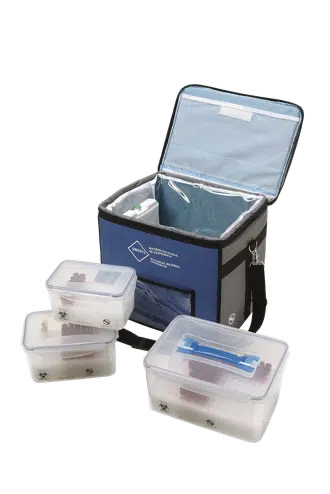 DEBAMED Lab-Box Bags for transporting samples of biological substances