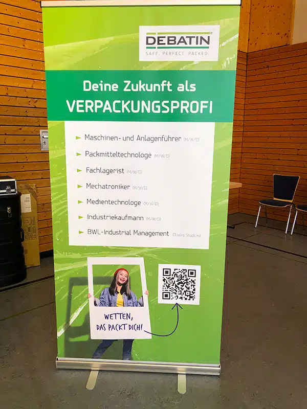 Training fair Bretten roll-up Training fair Bretten roll-up