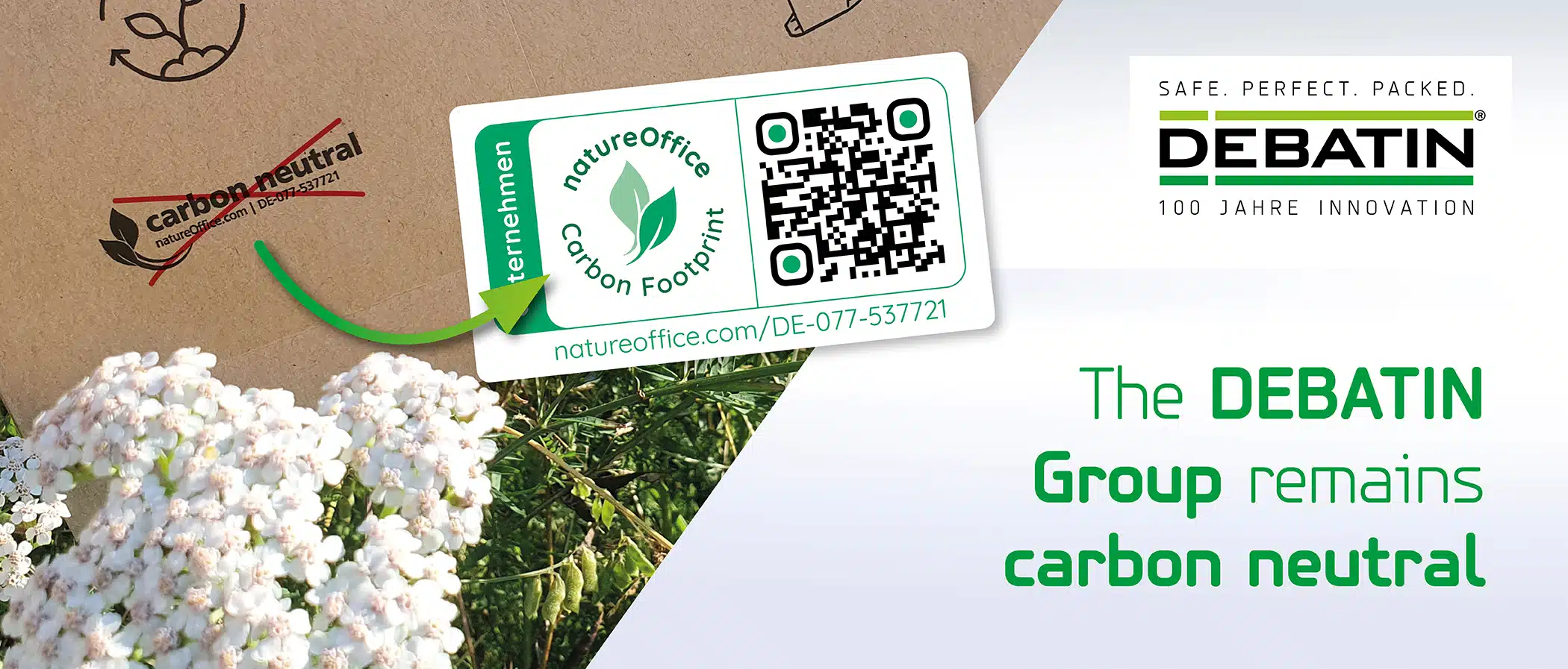 The DEBATIN Group remains carbon neutral Header Image