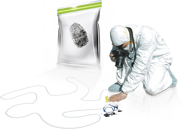 DEBA_Visual_DEBAbreathe_WEB Visual of the DEBASAFE Forensics product line: Depiction of tamper-evident bags for forensic use, with icons representing security, traceability, and integrity